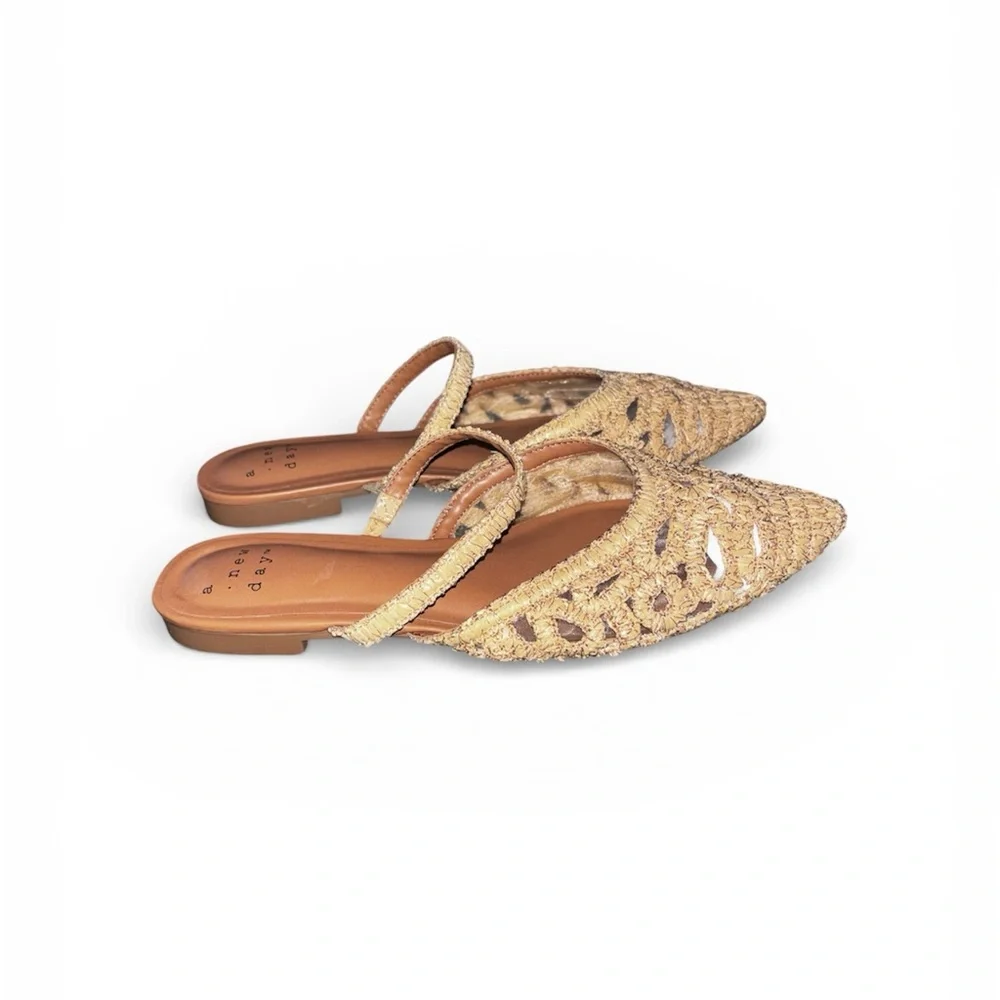 a new day Gold Woven Flats - Picture 3 of 4